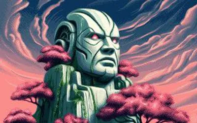 image of the Pixel graphic Sentinel of Time by Vasyl